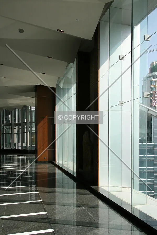 View of the skylobby