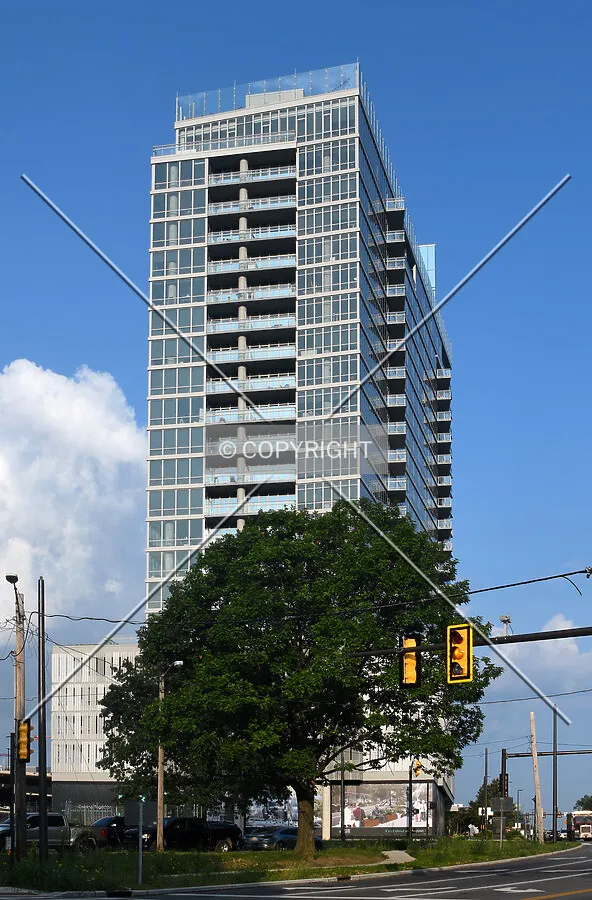 View from the northeast