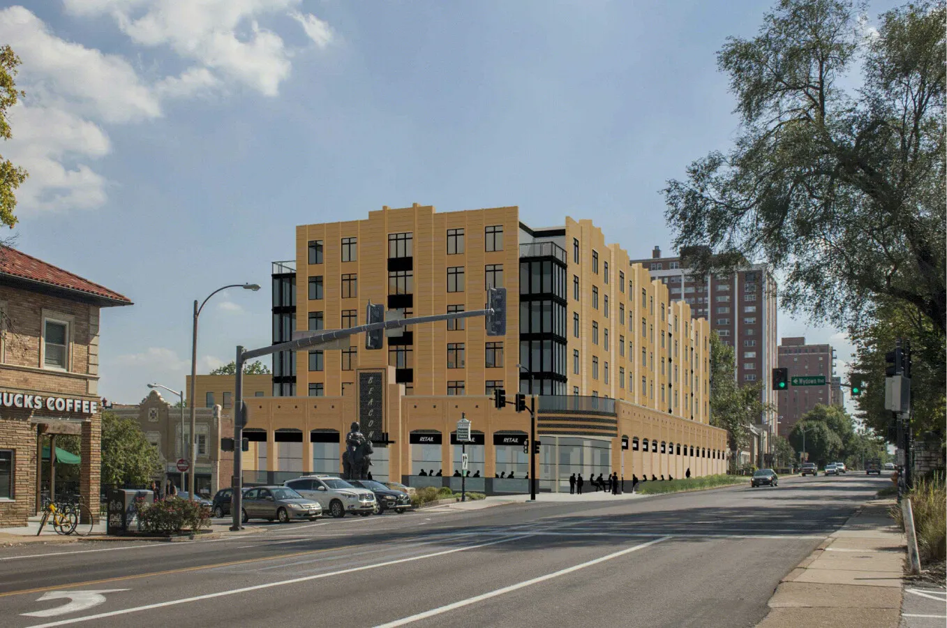 Rendering from the northwest