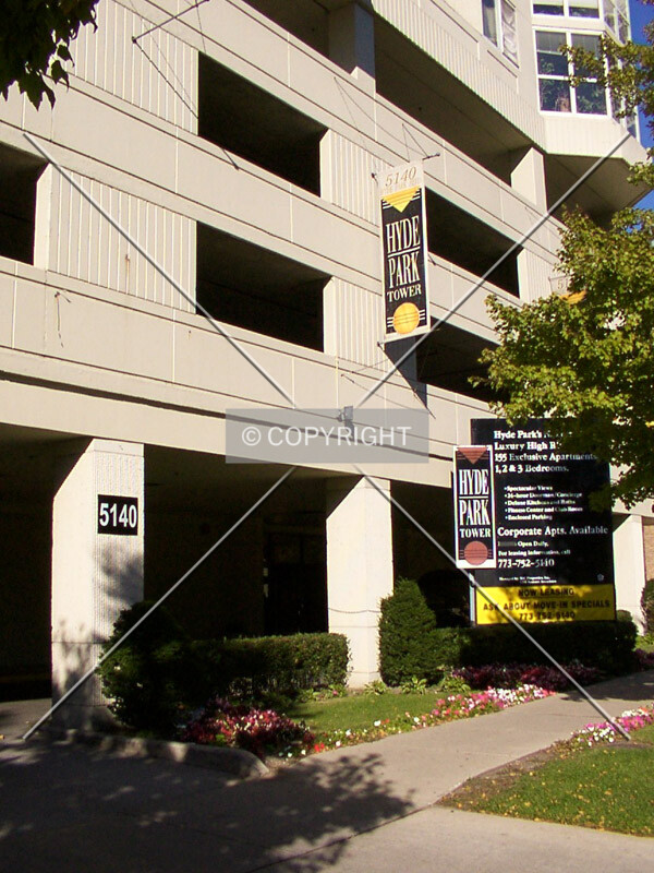 View of the base on Hyde Park Boulevard