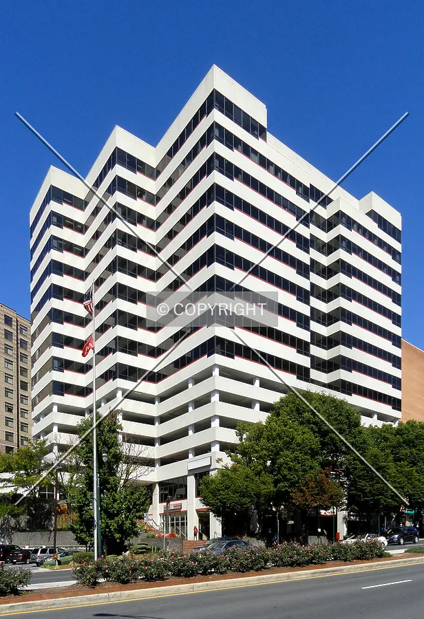 From across Colesville Road to the southwest