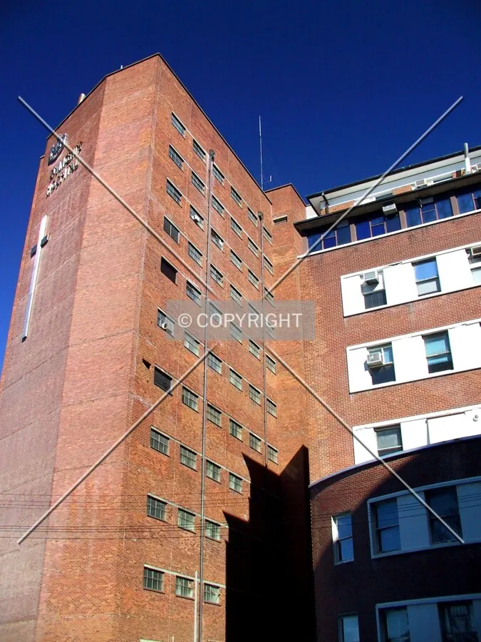 Looking up from Burton Street