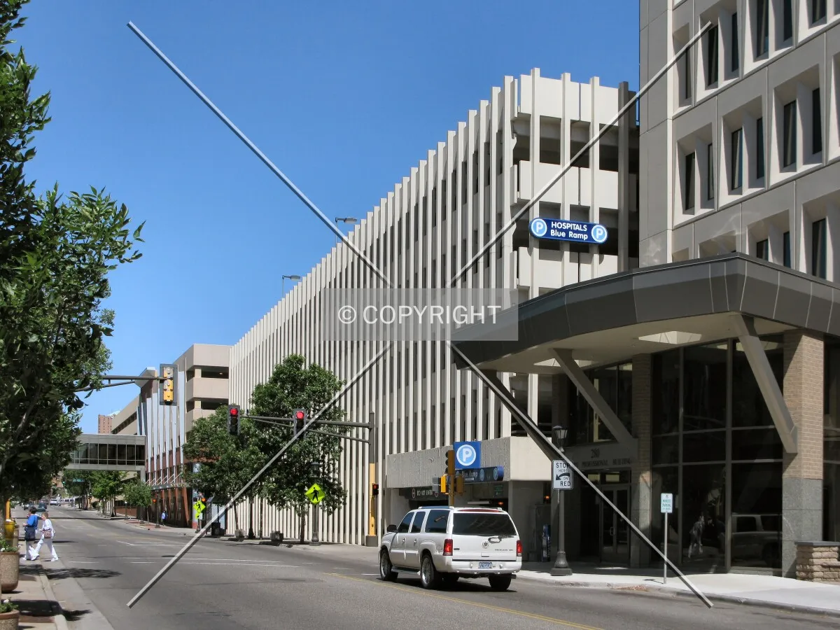 View to the northeast along Smith Avenue