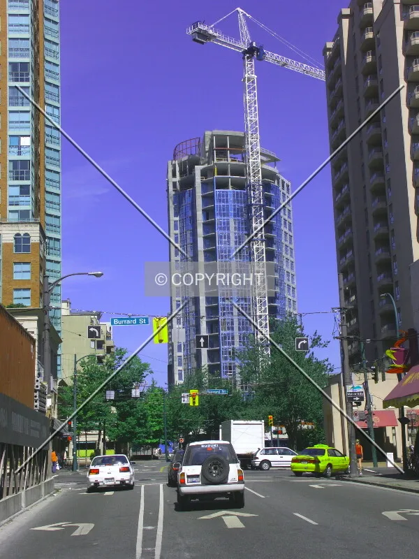 View west down Smithe Street