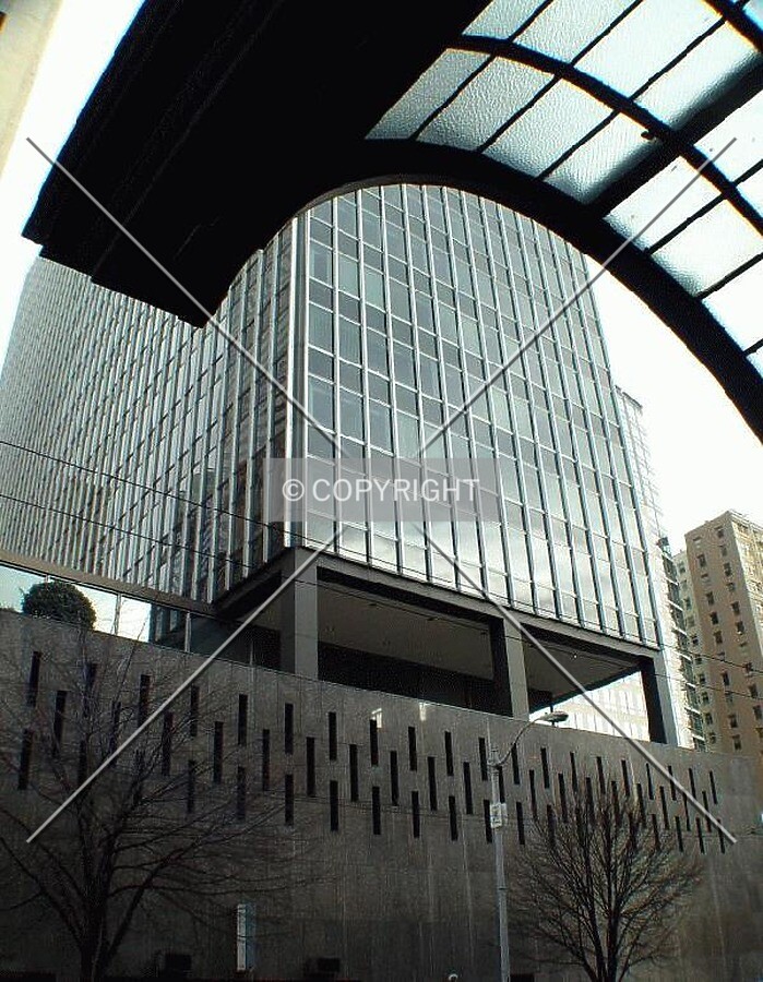 First Avenue base houses the parking garage