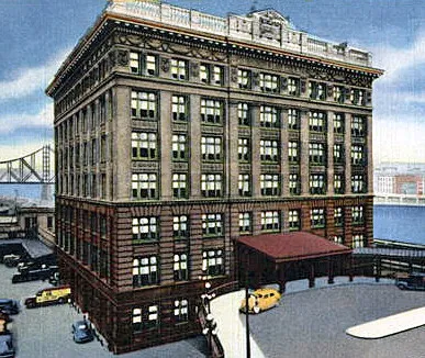 Vintage view from the southeast
