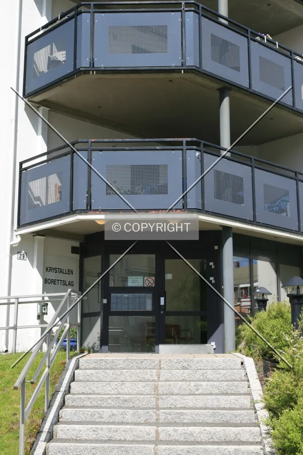 View of the main entrance