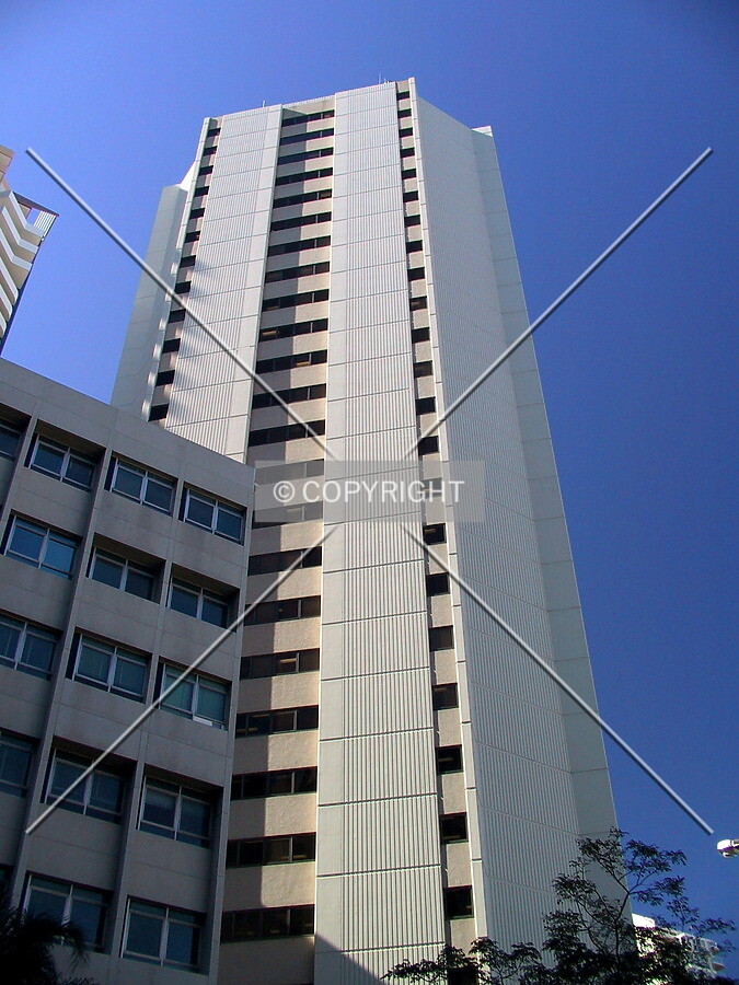 Looking up from George Street