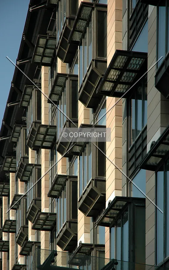 Detail of the Bridge Street facade