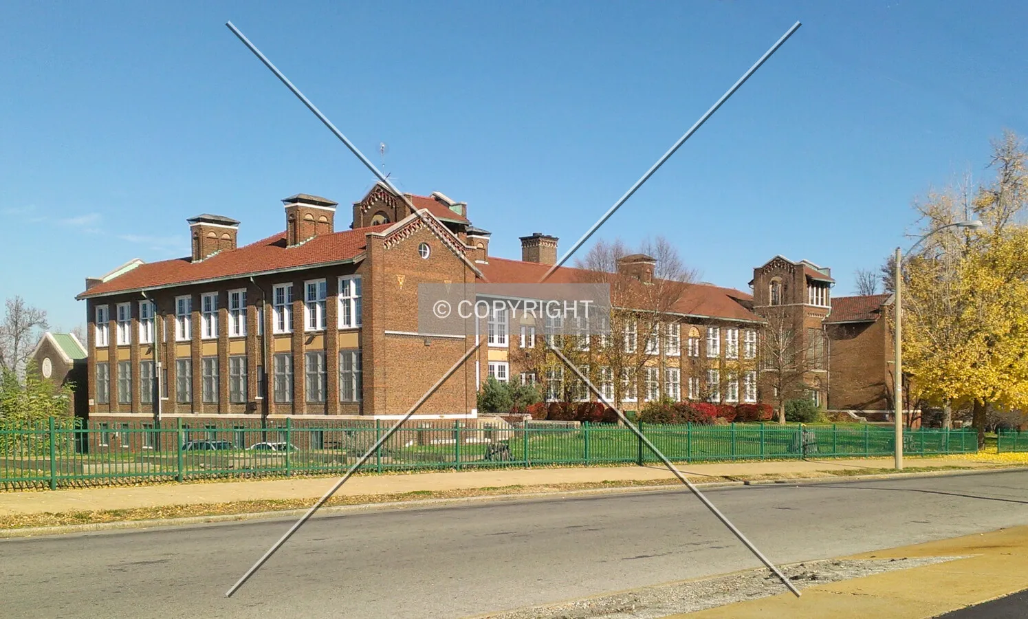 View from the southwest