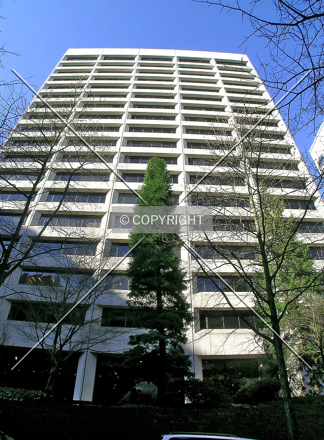 Looking up the eastern facade