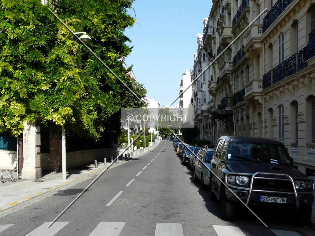 Looking east