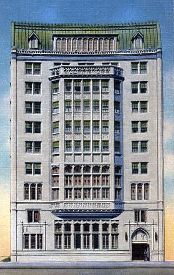 Vintage view from the southwest