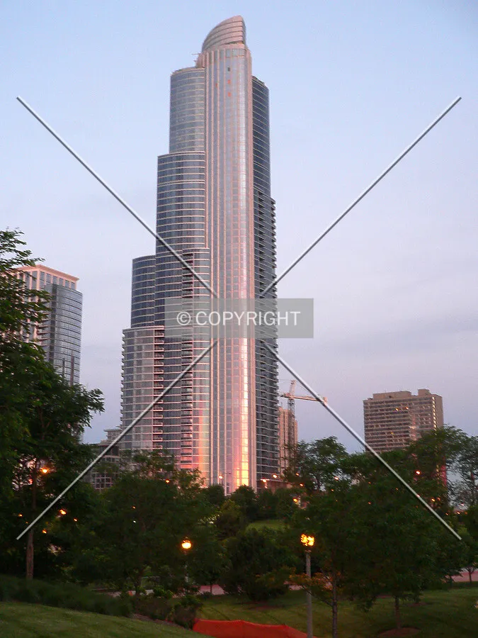 View to the southwest at dawn