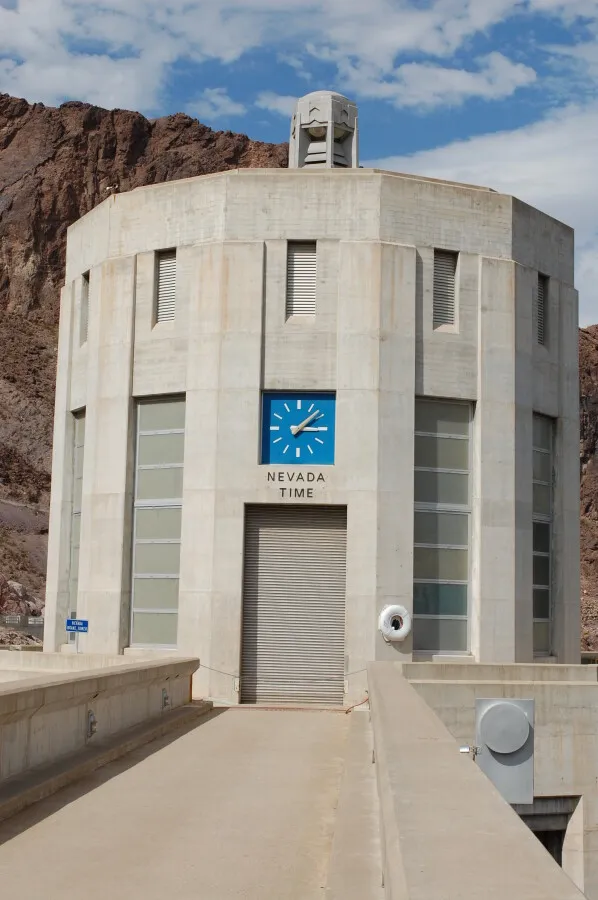 Top of the water intake tower