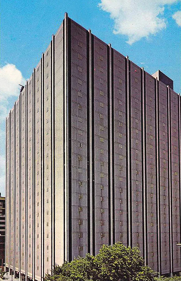 Vintage view from the northeast
