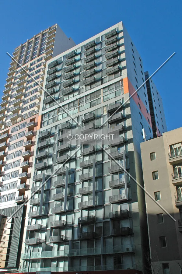 Looking up the east side