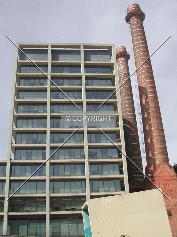View of the side facade