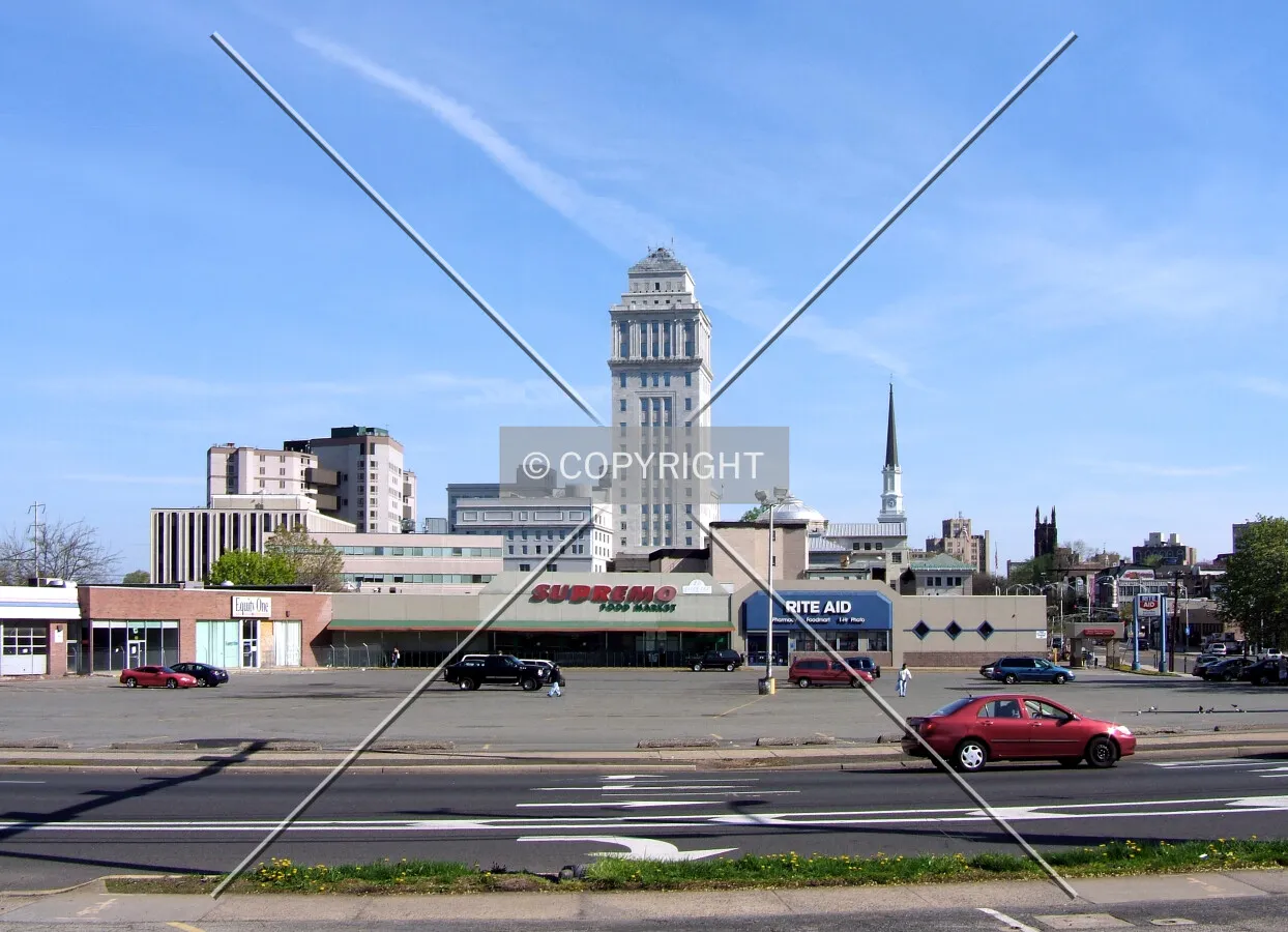 Downtown from the south