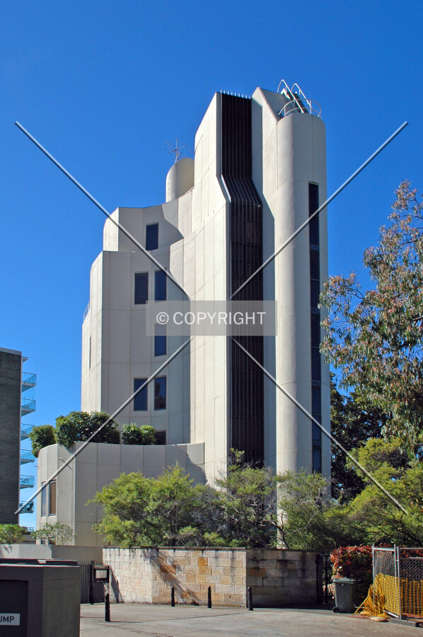 As seen from Elizabeth Bay Road