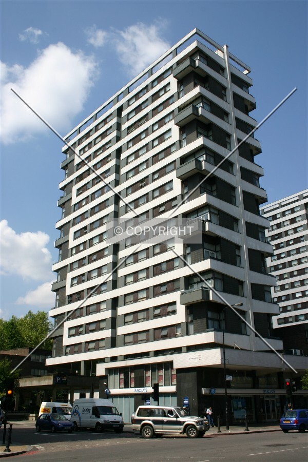 View from Edgware Road towards Burwood Place