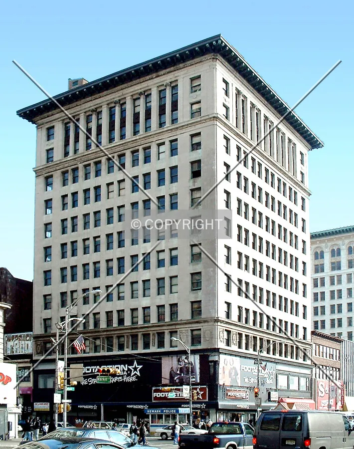 View from the north across Broad Street
