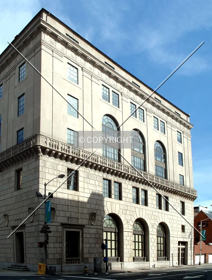 View from the northwest across Washington Street