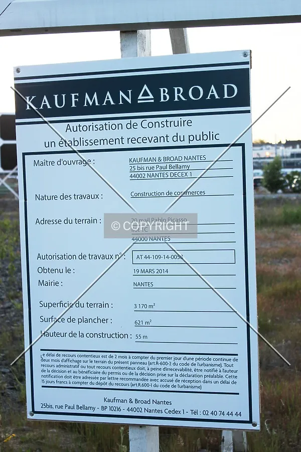Building permit.