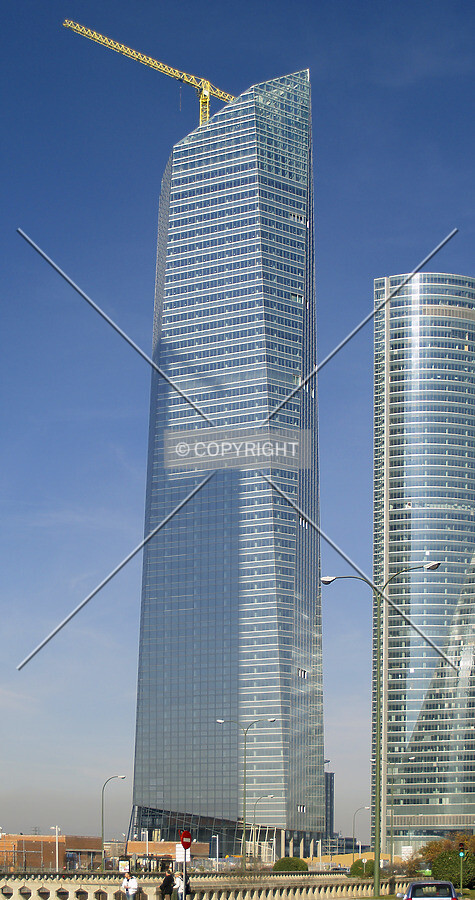 View from Paseo de la Castellana