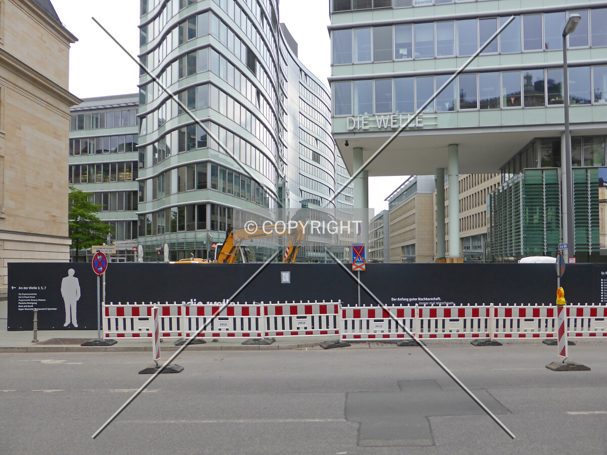 Redesign of the landscape as a construction project in May 2015