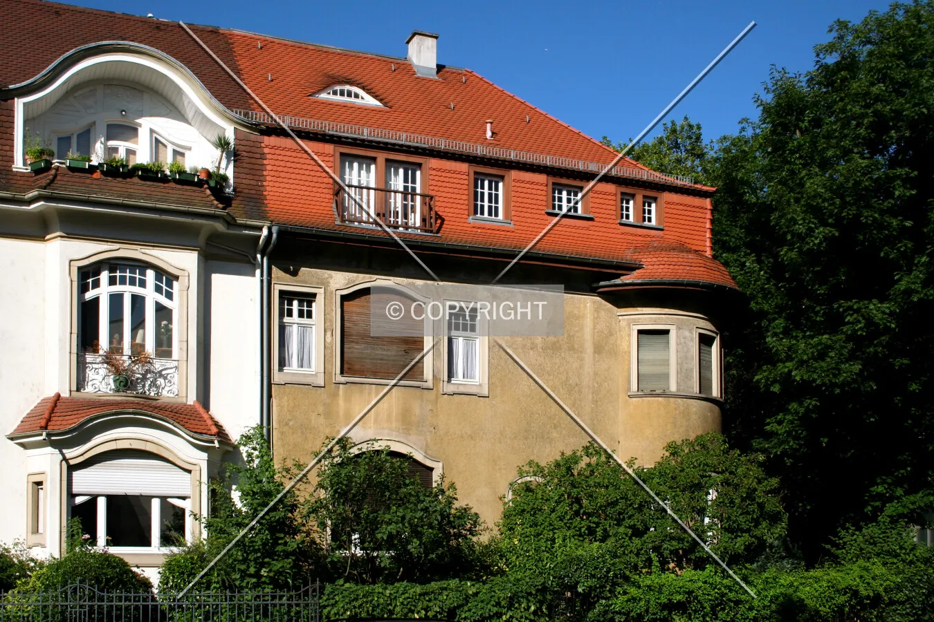 View from the east