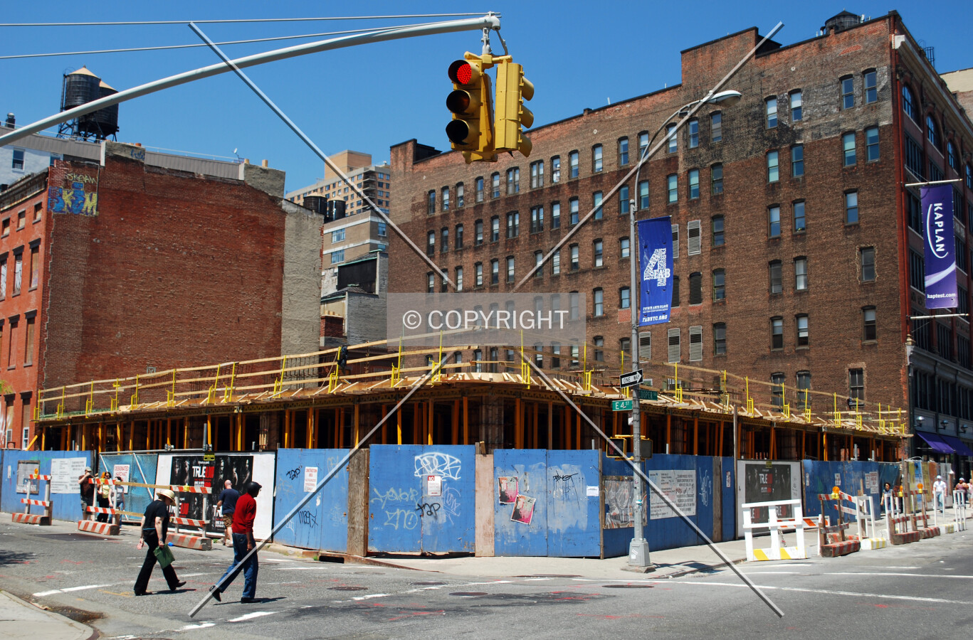 View along Bowery