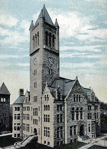 Vintage view from the southwest