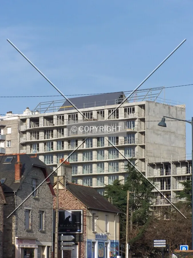 Chantier vu depuis le Boulevard Villebois-Mareuil