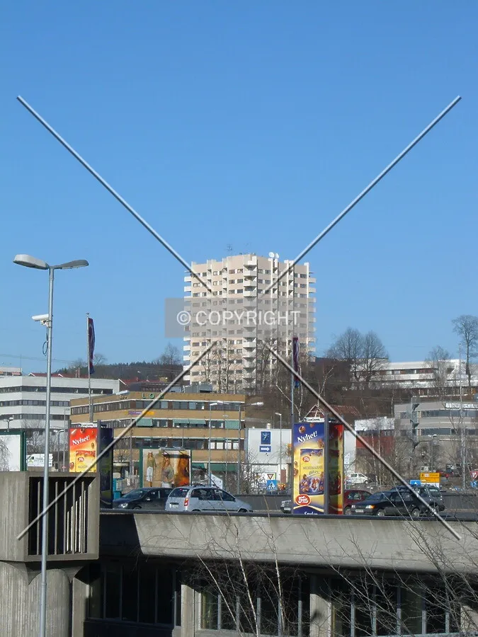 View from Økernsenteret