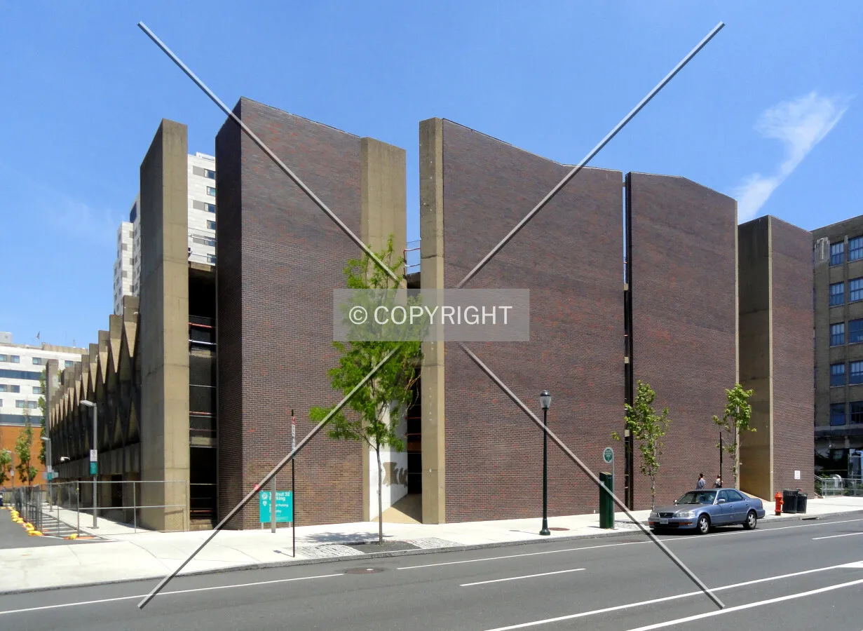 From across Walnut Street to the south