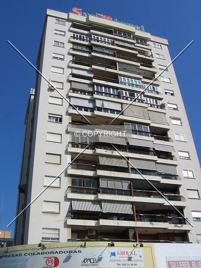 Looking up from the south
