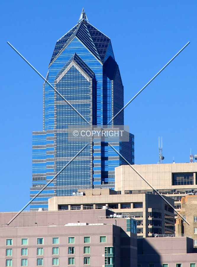 Top from a parking garage at 8th and Arch Streets