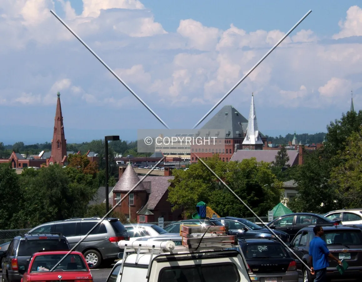 Downtown from the southeast