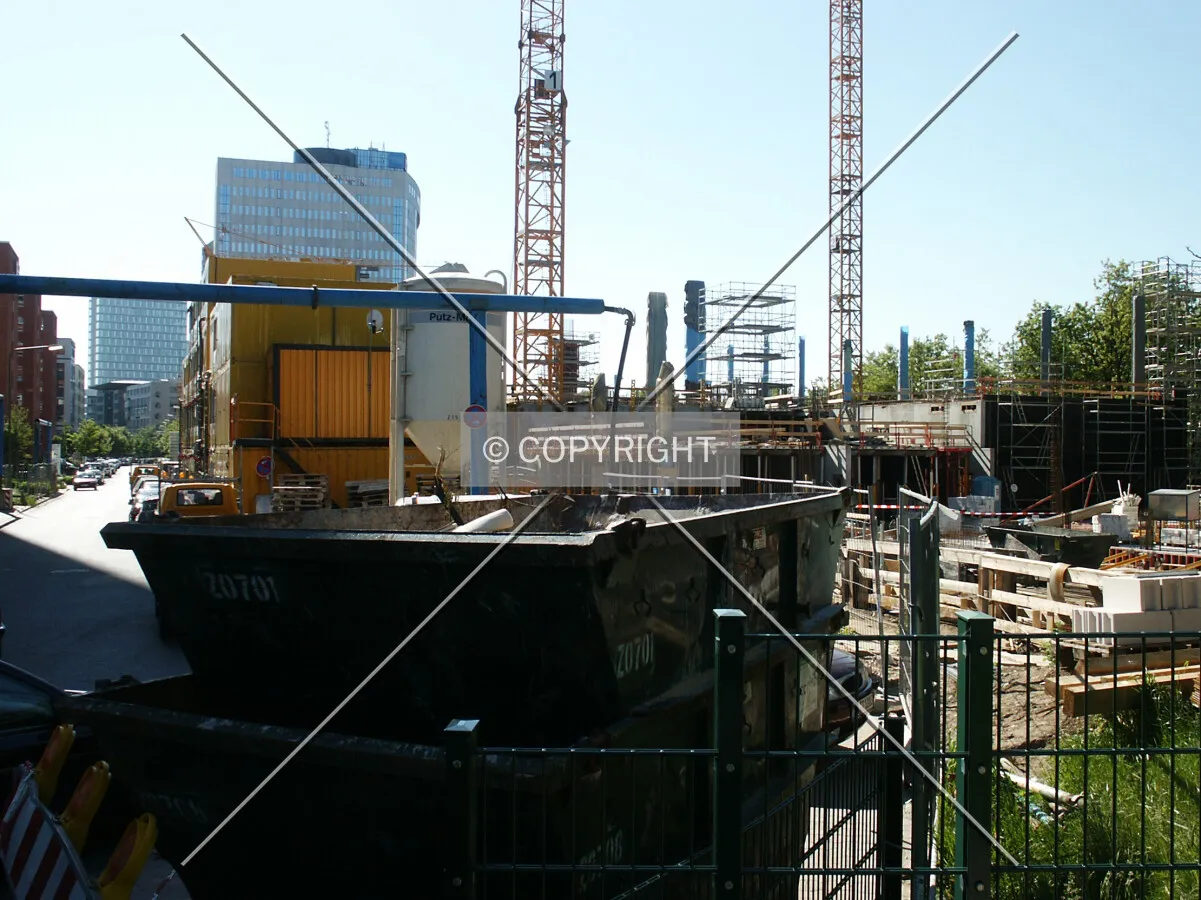 Looking over some construction equipment