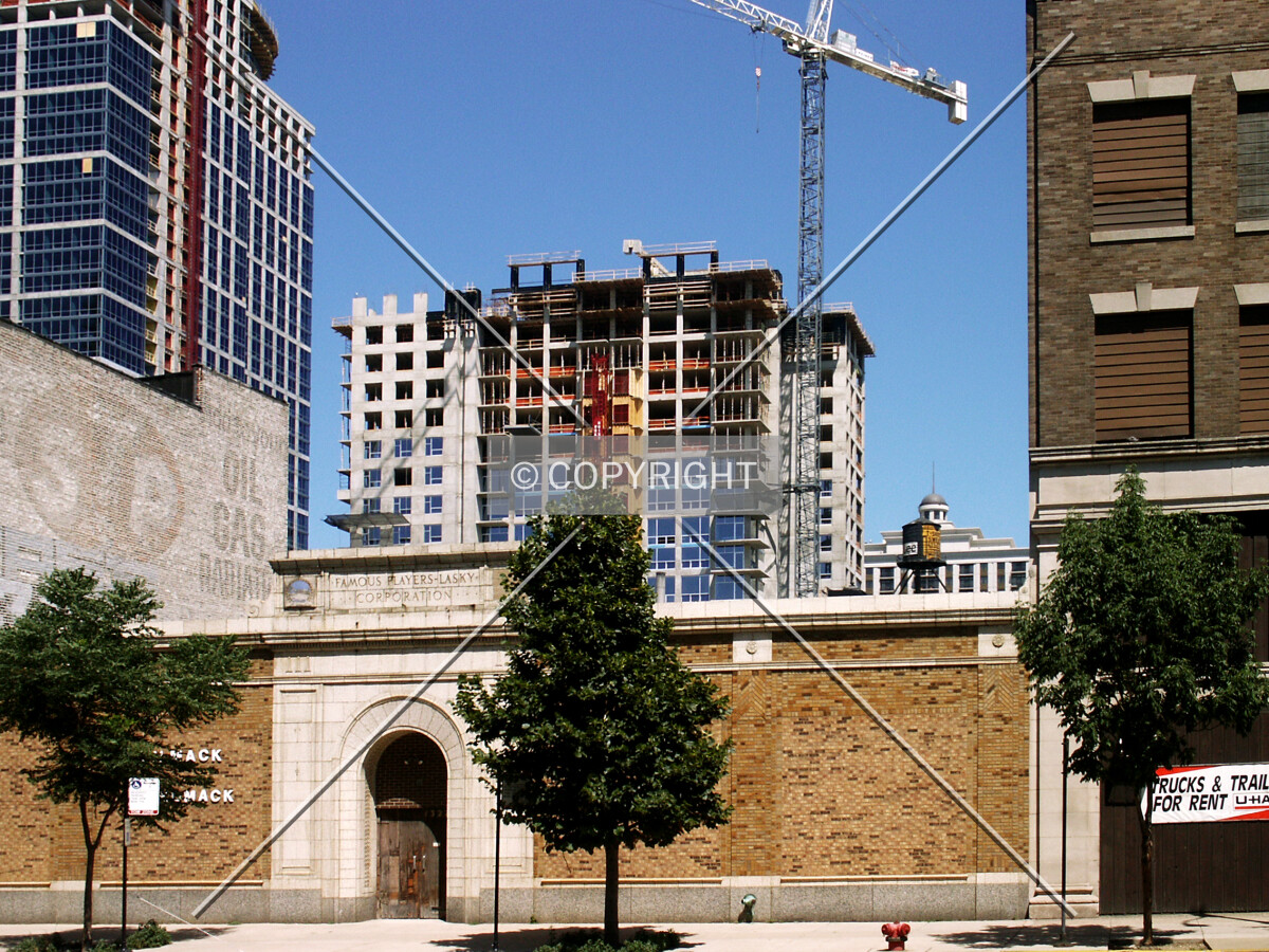Looking east from Wabash Avenue