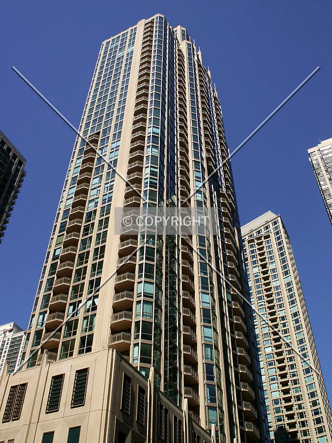Looking up from Wabash and Erie
