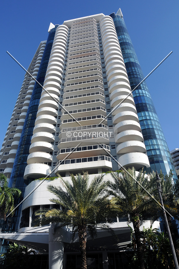 Looking up from the north