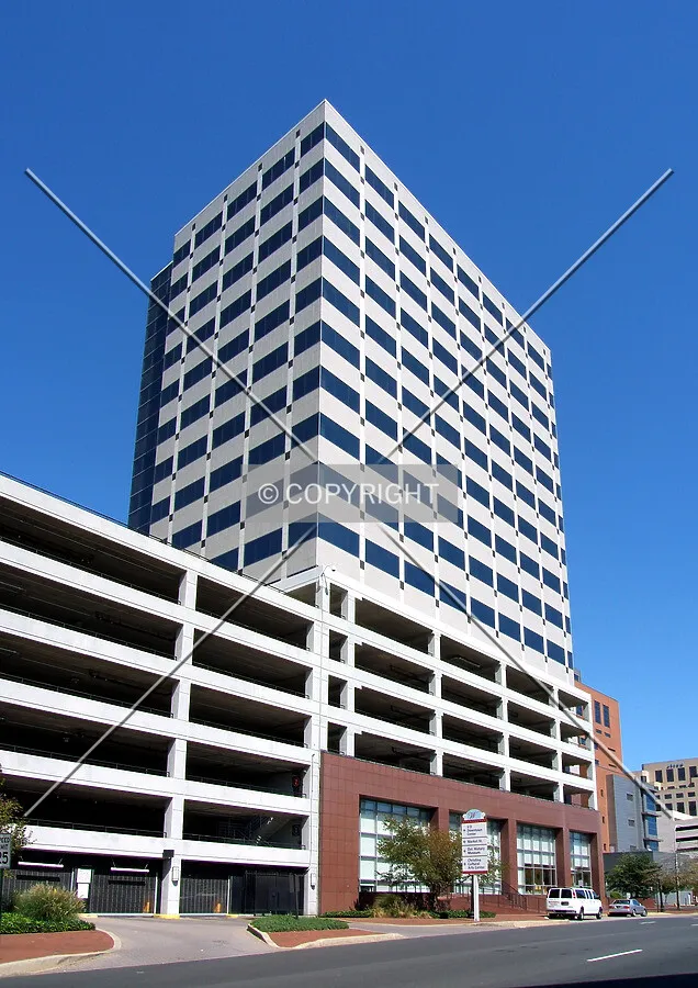View from the southeast on Walnut Street