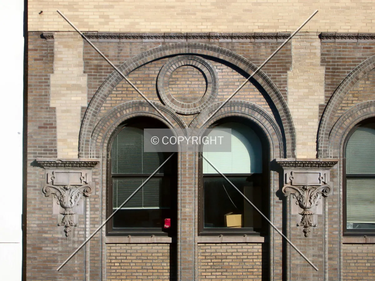 Window detail on top floor