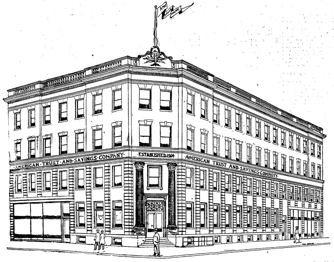 Vintage view from the east