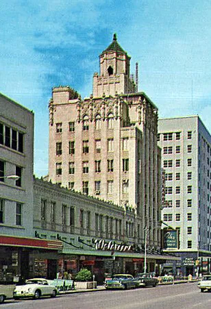 Vintage view from the southwest