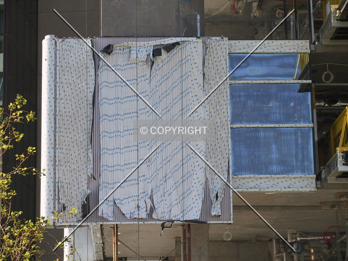 Panel on the northwest corner