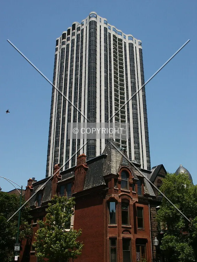 Southwest corner from Wells Street