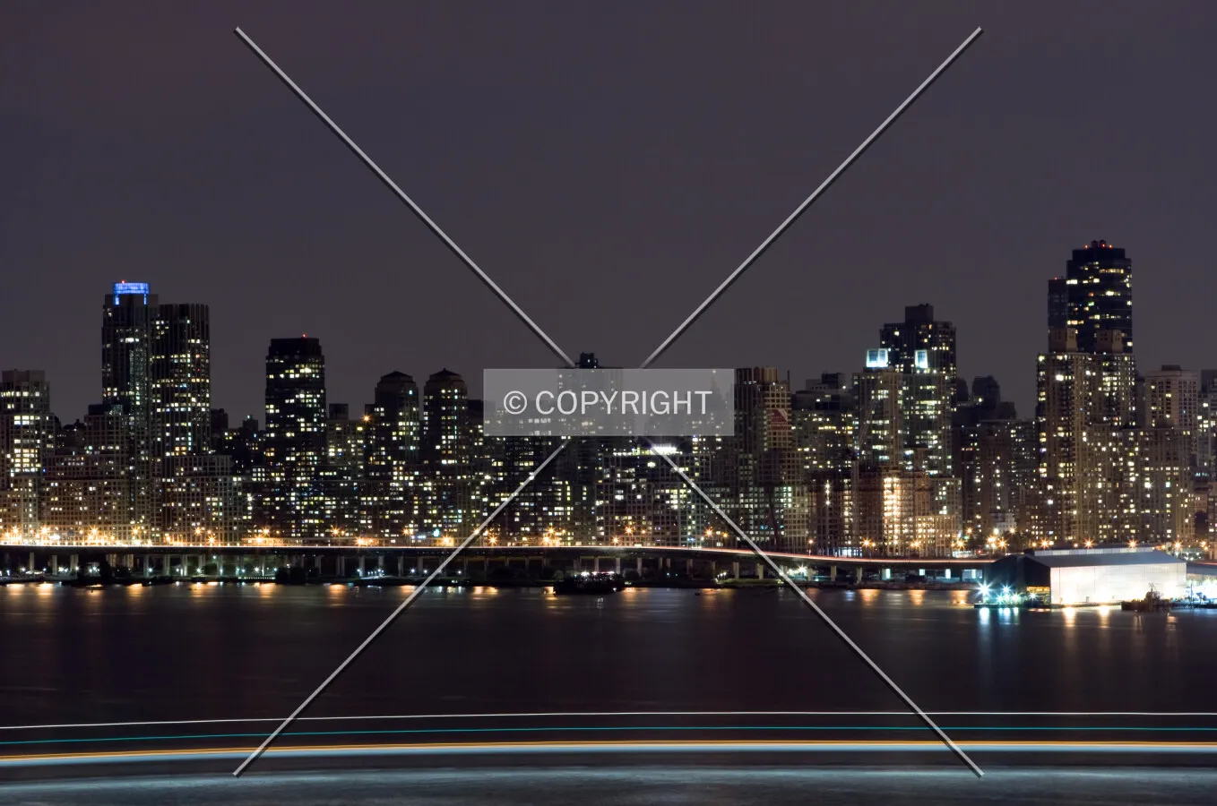 As seen from New Jersey